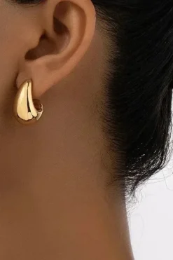 Boucles d'oreilles goutte d'eau or