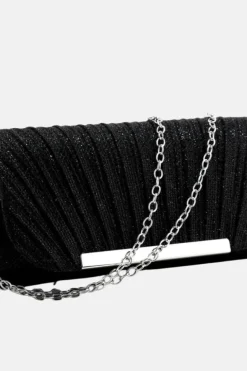 Pochette noire à paillettes
