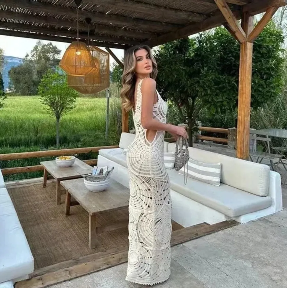 Robe bohème blanche été