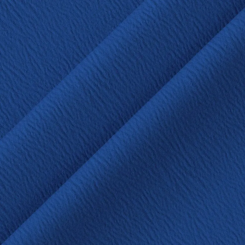 Robe bohème bleue épaules dénudées