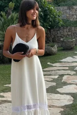 Robe bohème dos nu fluide longue
