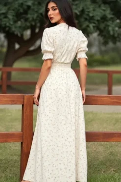 Robe bohème longue florale