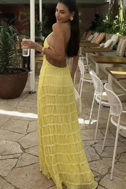 Robe bohème maxi dos nu