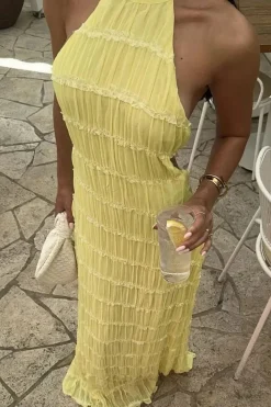 Robe bohème maxi dos nu