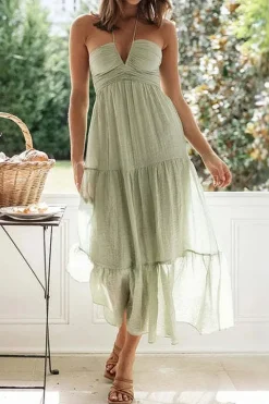 Robe bohème midi pour été