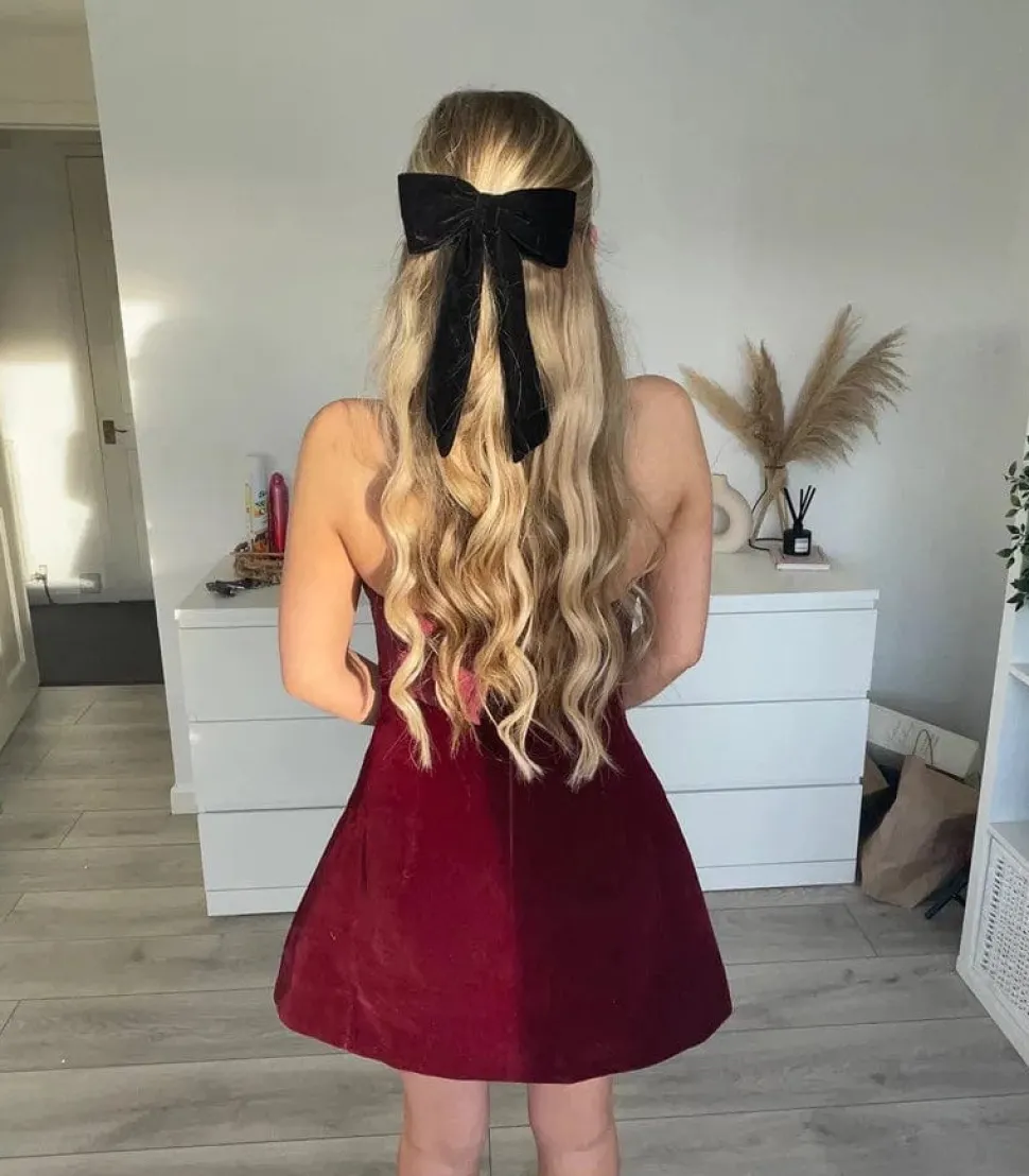 Robe bustier courte bordeaux