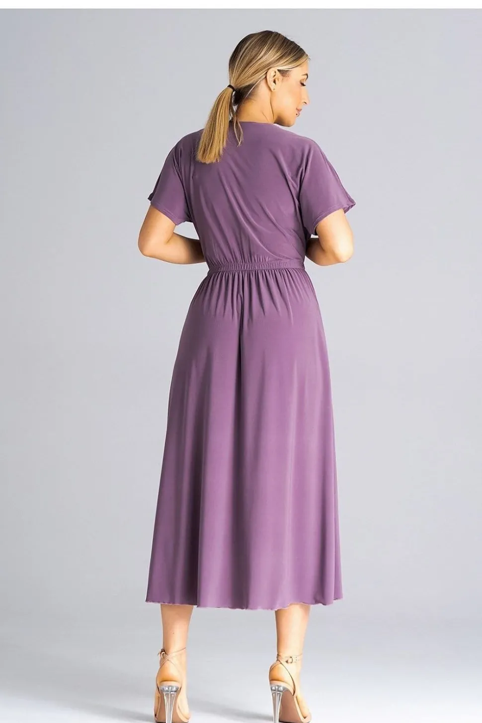 Robe casual pour été longue manches courtes