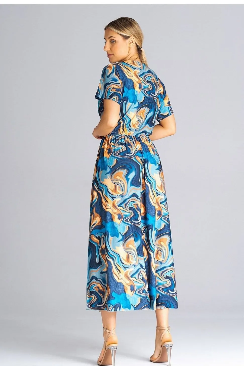 Robe casual pour été longue manches courtes