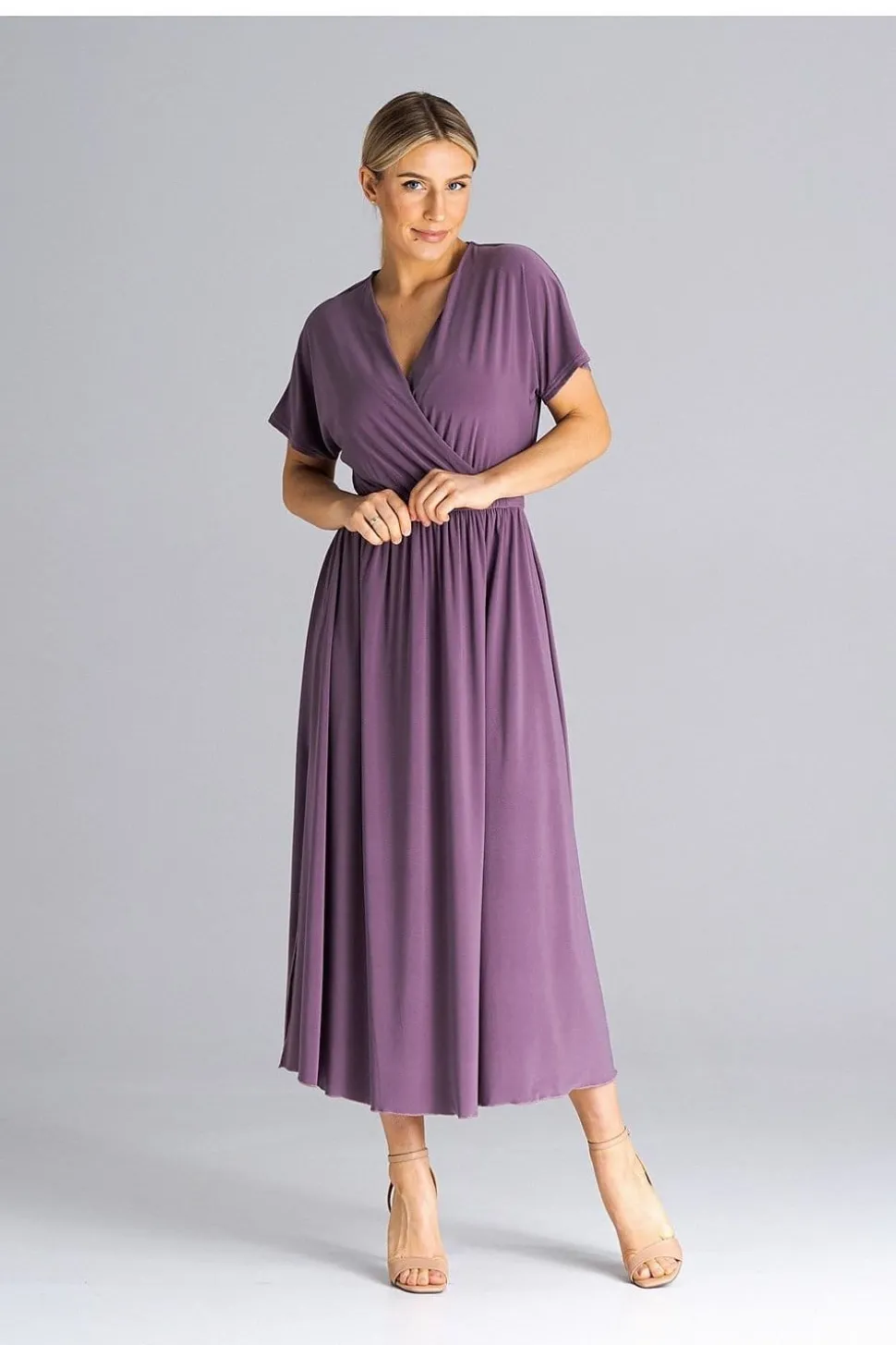 Robe casual pour été longue manches courtes