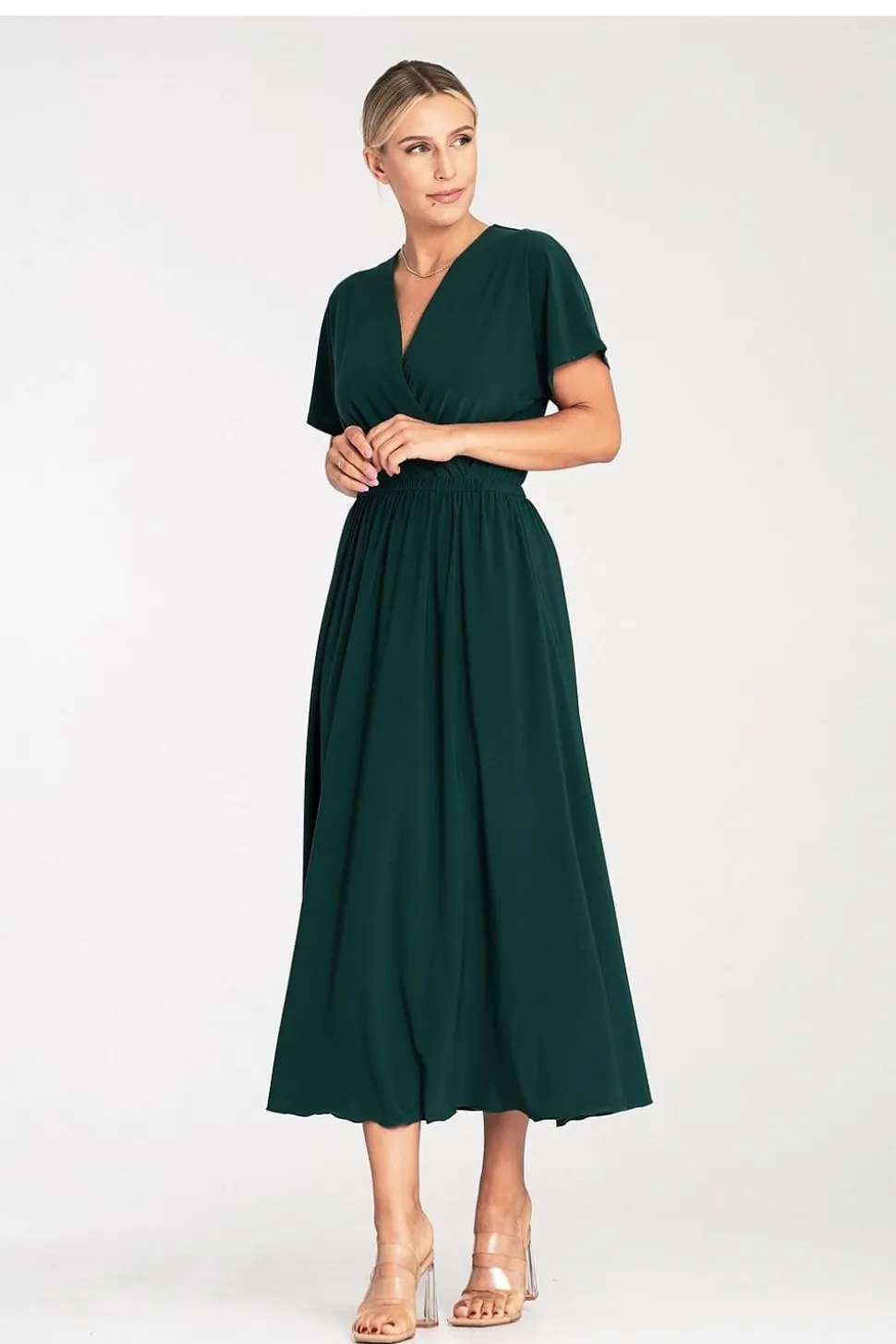 Robe casual pour été longue manches courtes