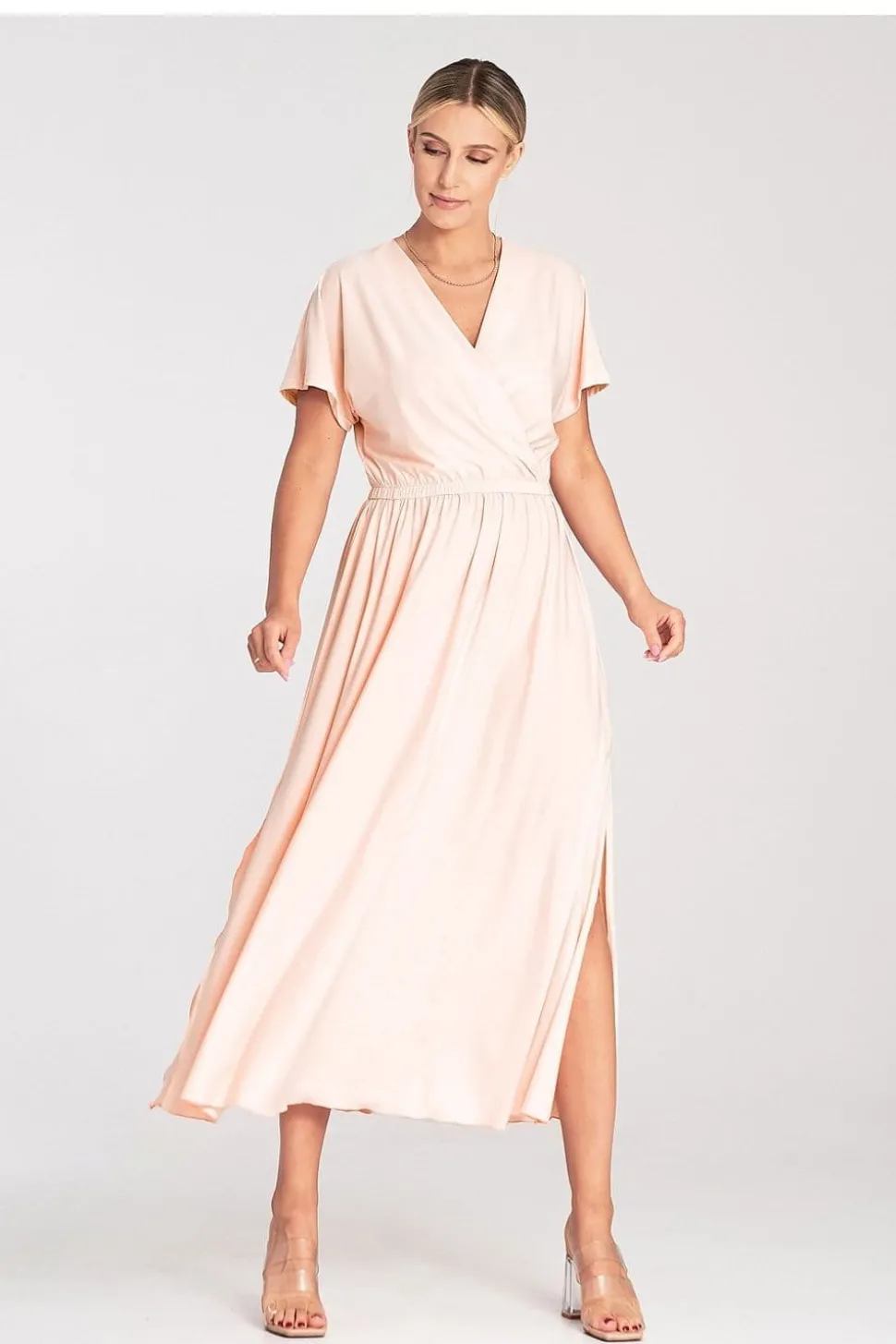 Robe casual pour été longue manches courtes