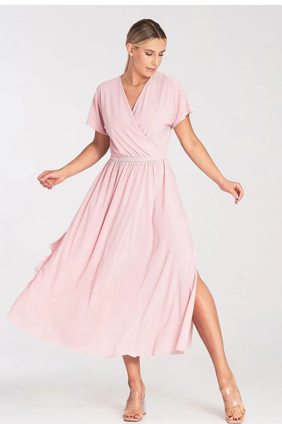 Robe casual pour été longue manches courtes