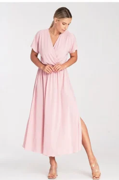 Robe casual pour été longue manches courtes