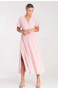Robe casual pour été longue manches courtes
