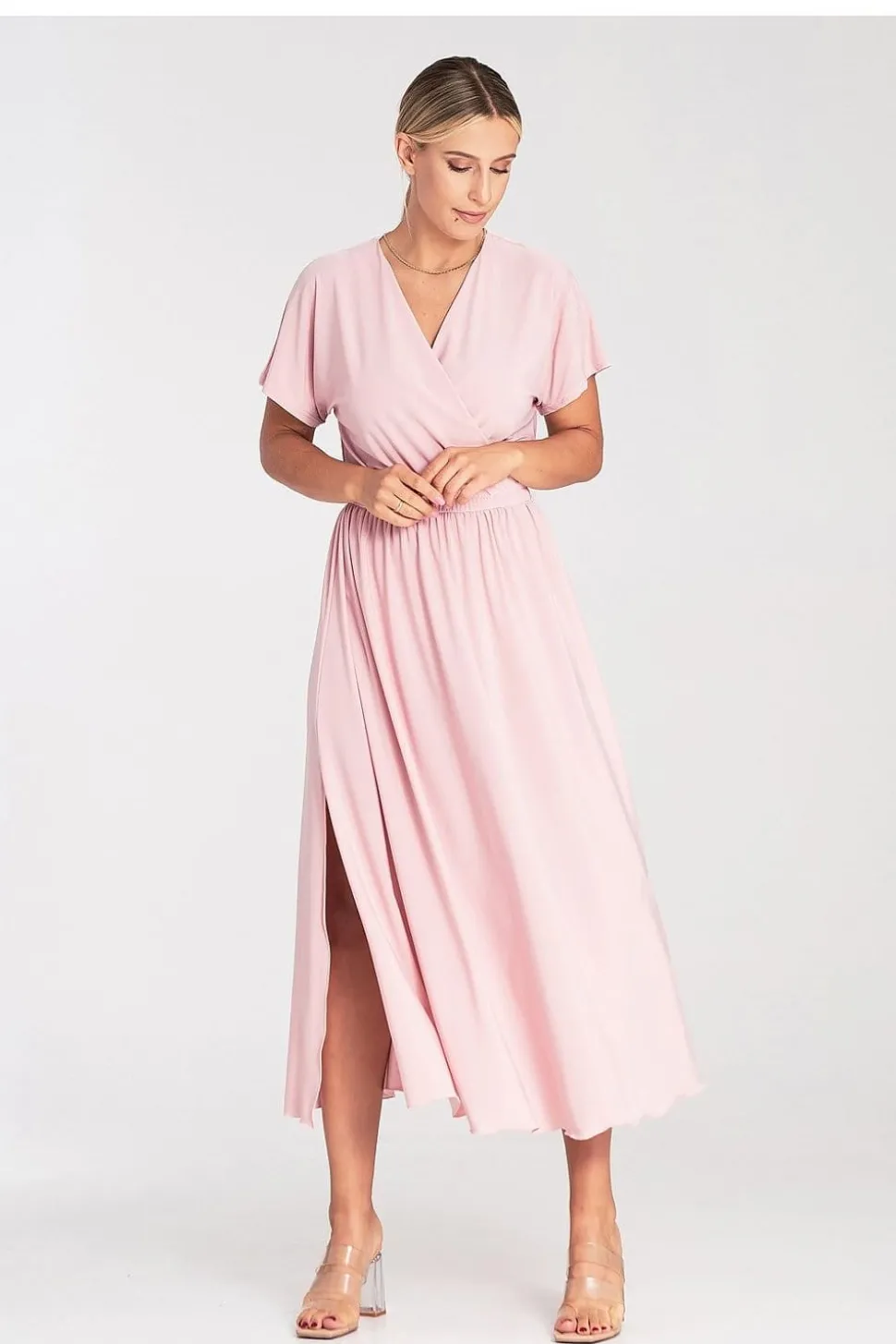 Robe casual pour été longue manches courtes