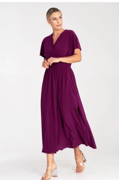Robe casual pour été longue manches courtes