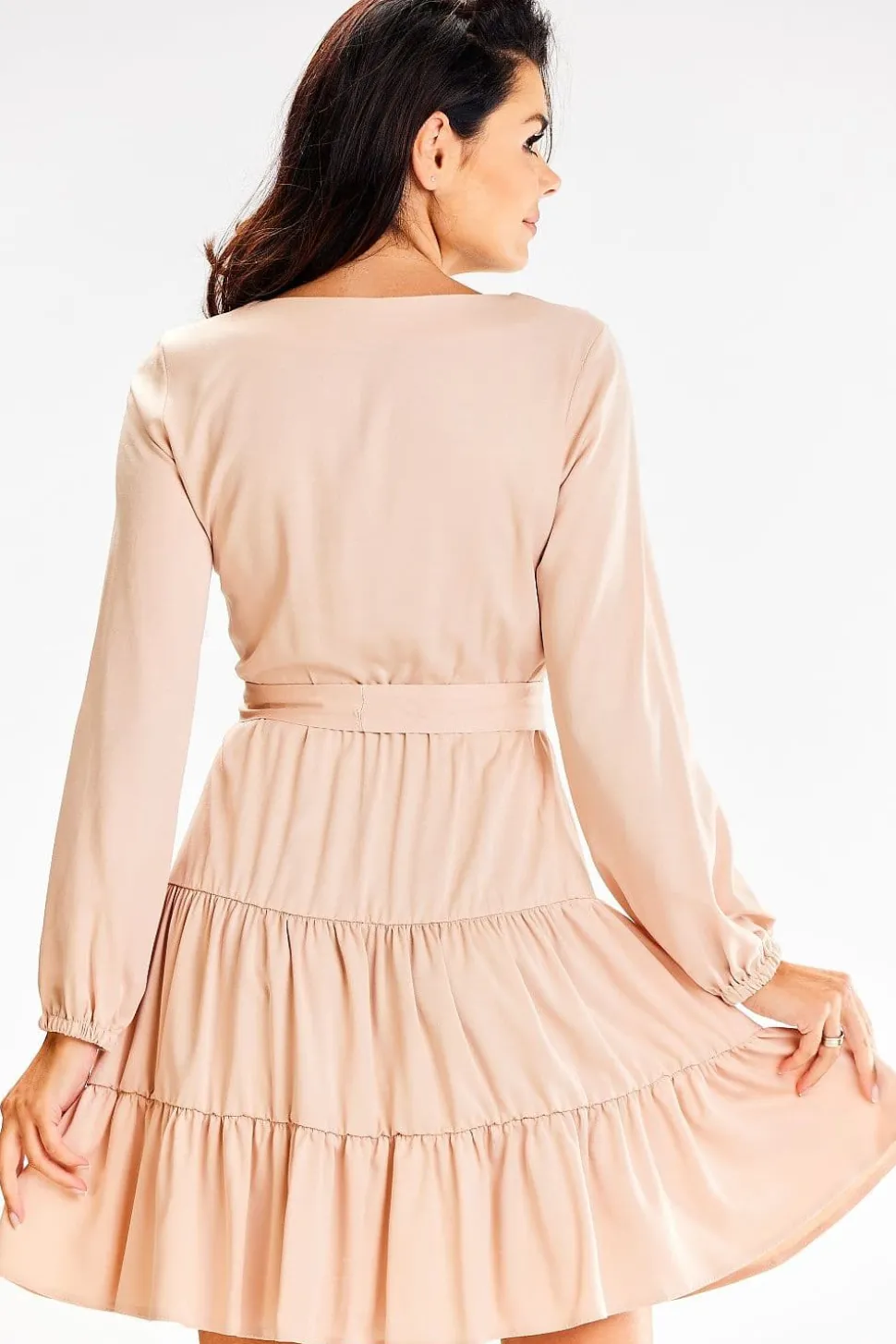 Robe champêtre beige
