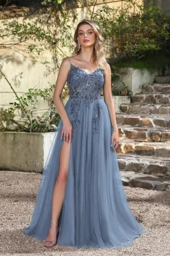Robe de bal chic longue dos nu