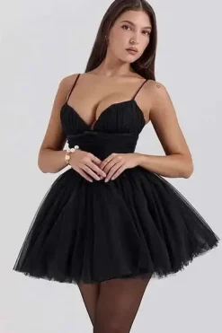 Robe de bal courte ballerine