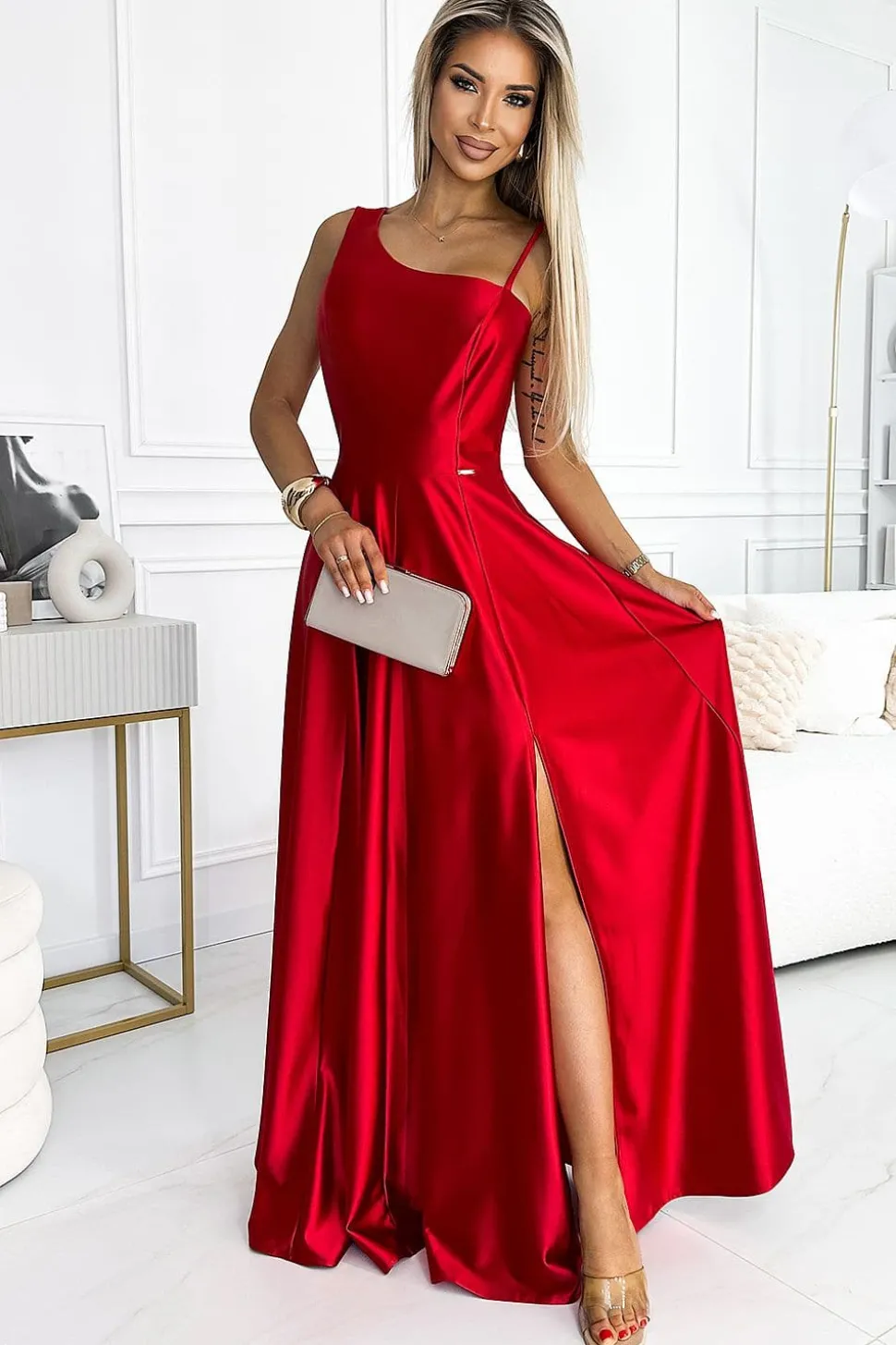 Robe de bal rouge