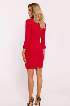 Robe de cocktail mini manches longues