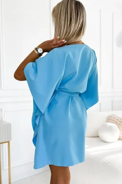 Robe de cocktail papillon courte