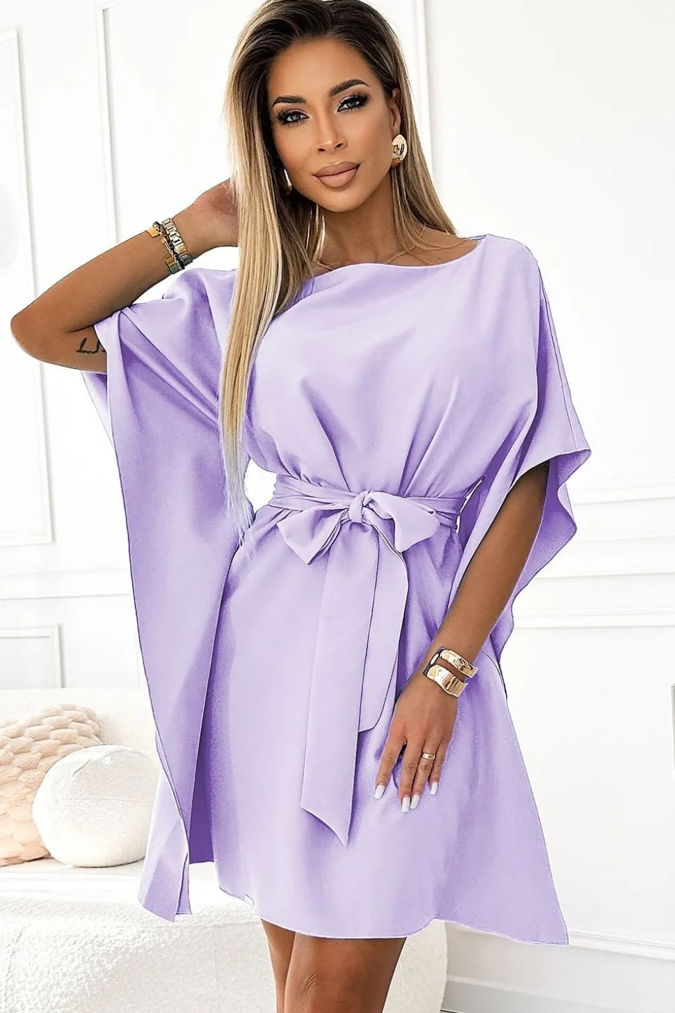 Robe de cocktail papillon courte
