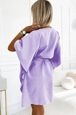 Robe de cocktail papillon courte
