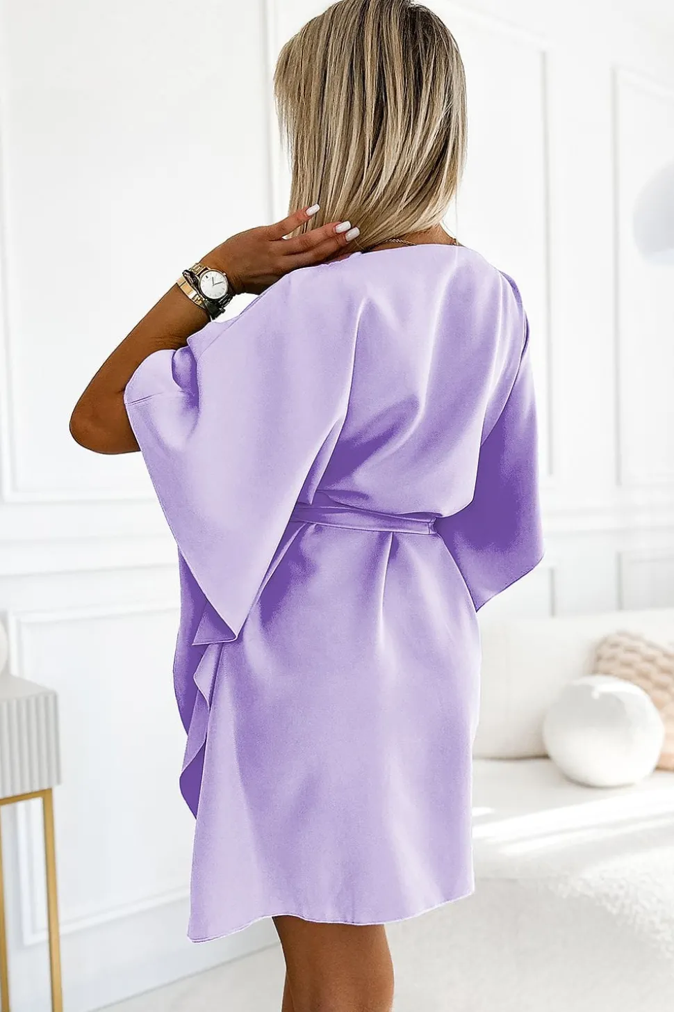 Robe de cocktail papillon courte