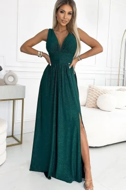 Robe de gala verte