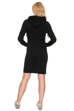 Robe de grossesse noire courte