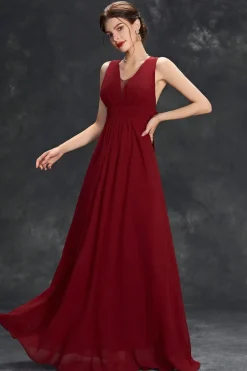 Robe demoiselle d'honneur beige crème