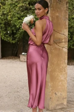 Robe demoiselle d'honneur chic midi