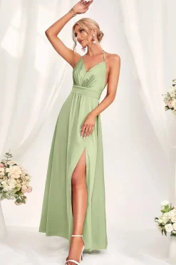 Robe demoiselle d'honneur couleur menthe