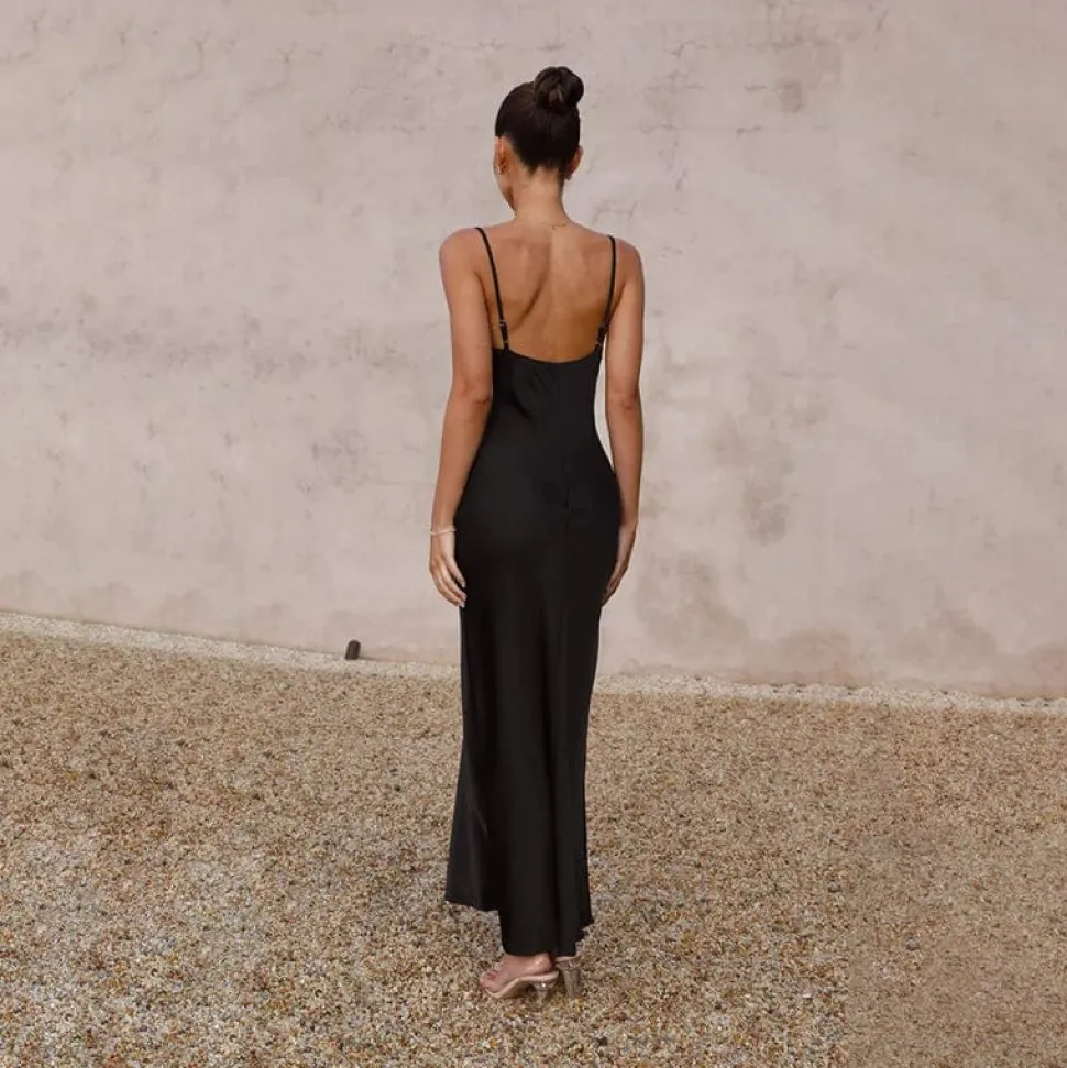Robe demoiselle d'honneur en satin