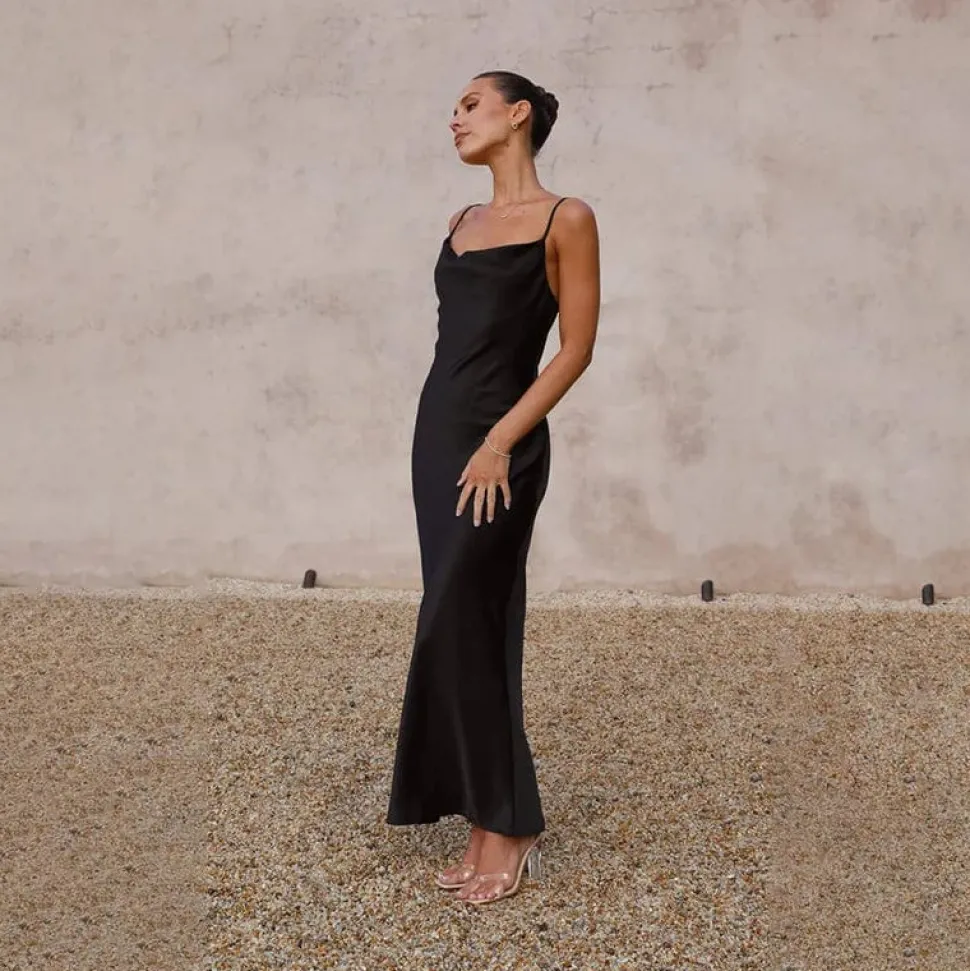 Robe demoiselle d'honneur en satin