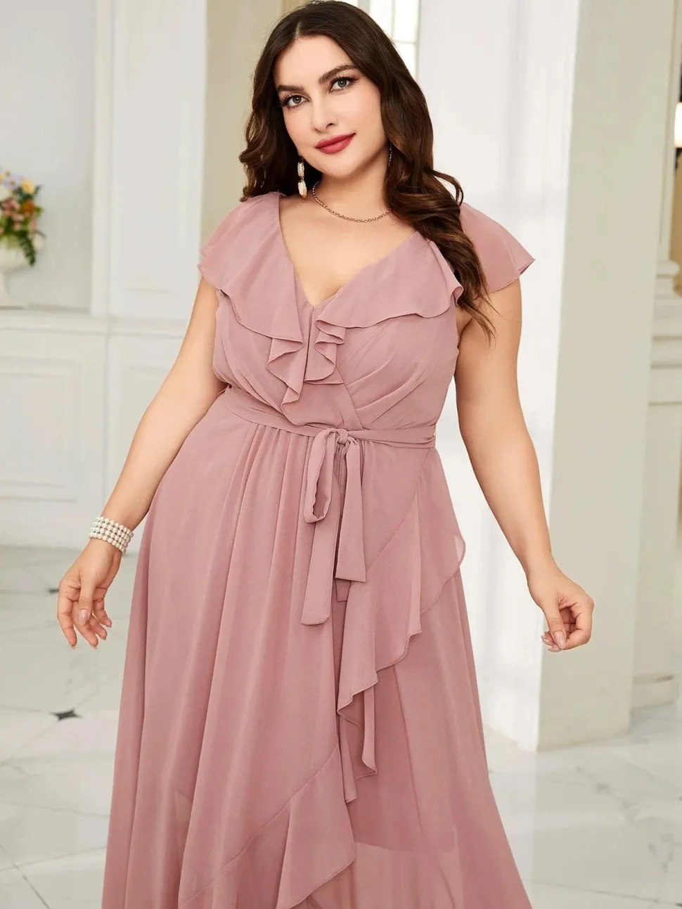 Robe demoiselle d'honneur grande taille