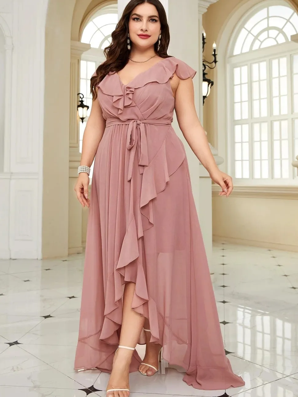 Robe demoiselle d'honneur grande taille