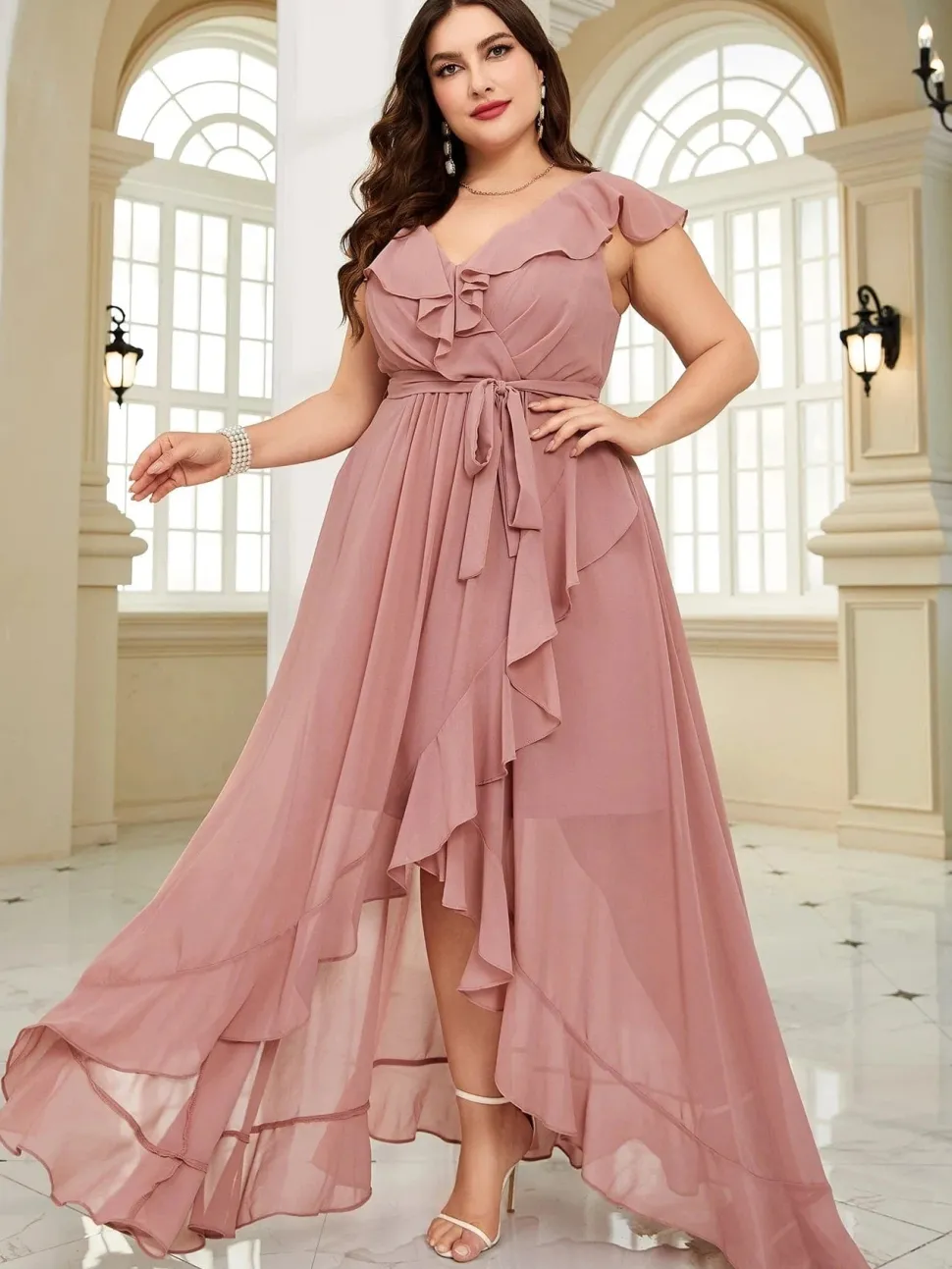 Robe demoiselle d'honneur grande taille