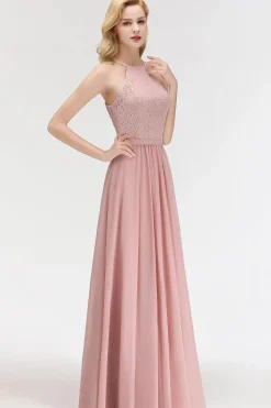 Robe demoiselle d'honneur haut en dentelle