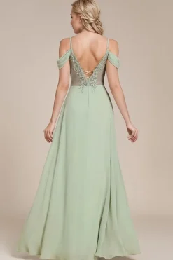 Robe demoiselle d'honneur longue dos nu