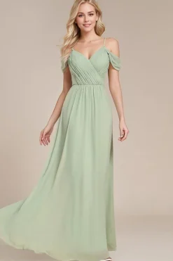 Robe demoiselle d'honneur longue dos nu