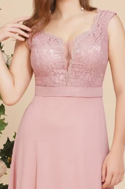 Robe demoiselle d'honneur longue chic