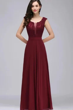 Robe demoiselle d'honneur longue chic