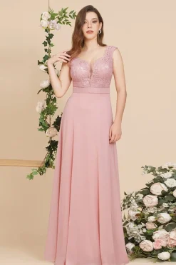 Robe demoiselle d'honneur longue chic