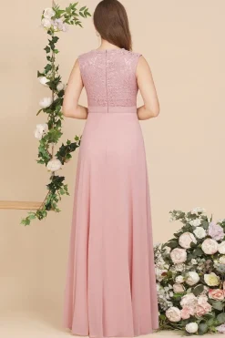 Robe demoiselle d'honneur longue chic