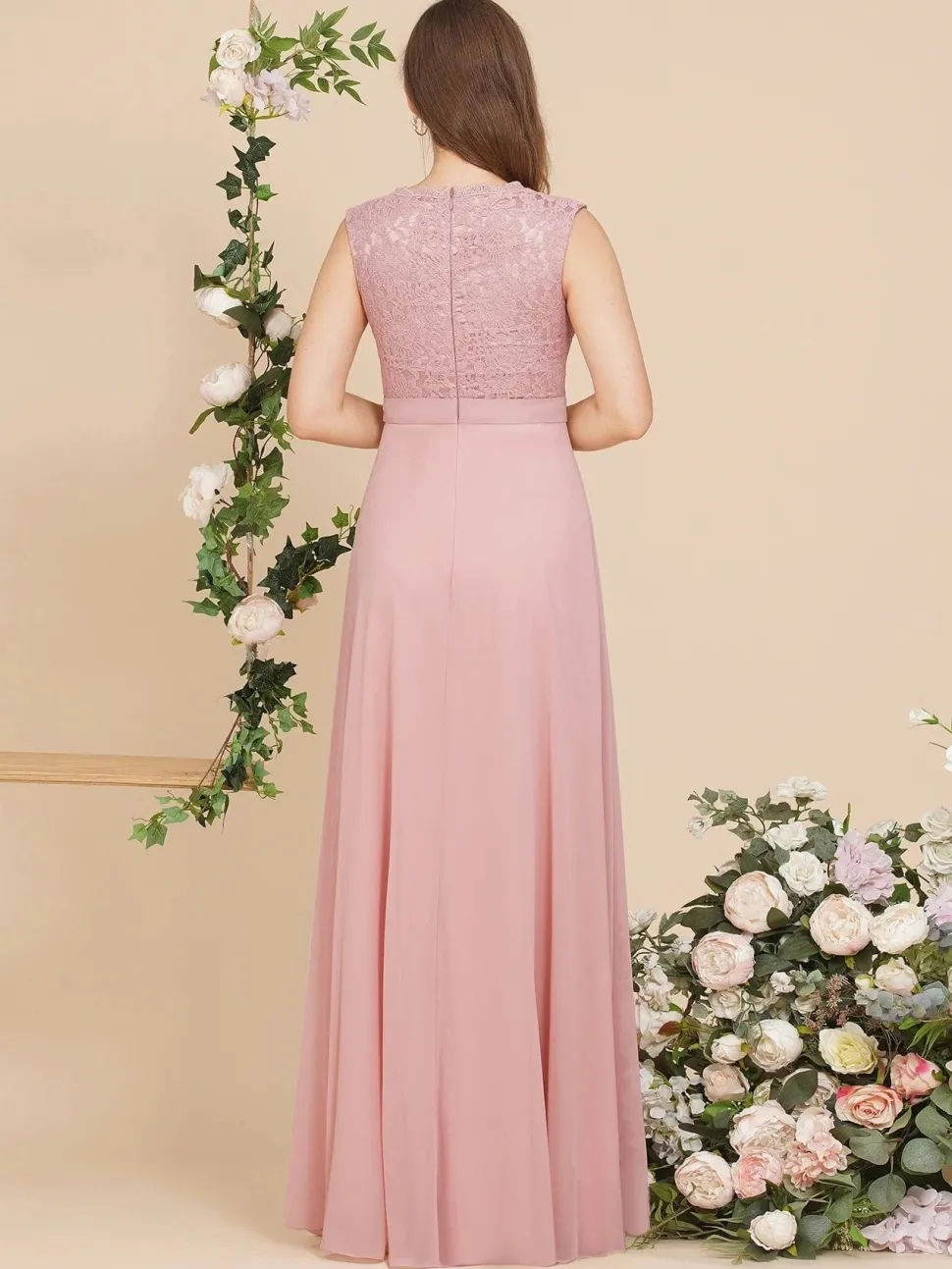 Robe demoiselle d'honneur longue chic