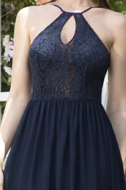 Robe demoiselle d'honneur longue dos nu