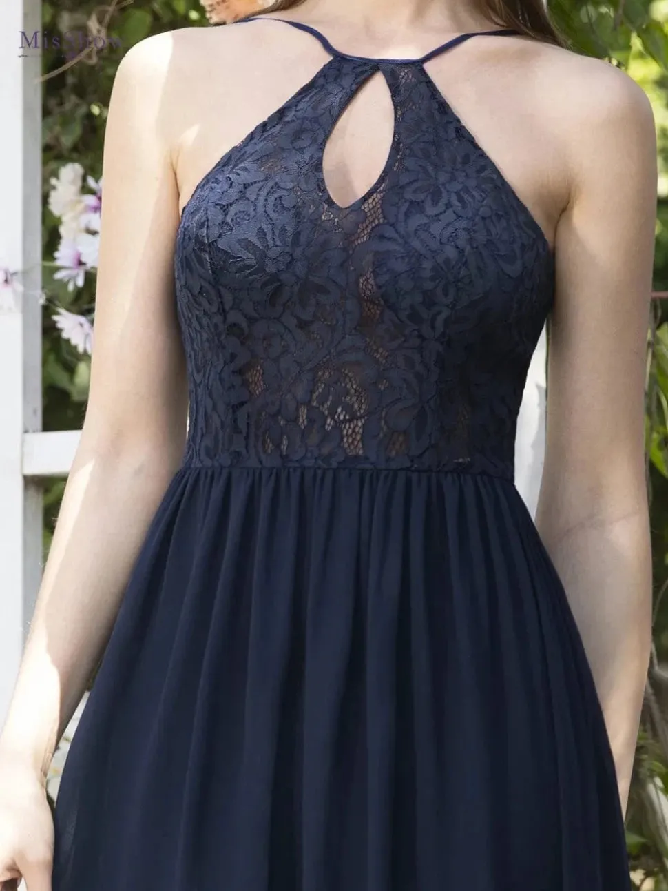 Robe demoiselle d'honneur longue dos nu