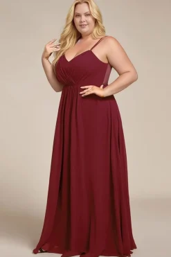 Robe demoiselle d'honneur plus size dos nu